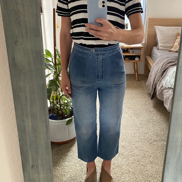 Vintage✨ High Waisted Capri-Length Jeans - Picture 3 of 13